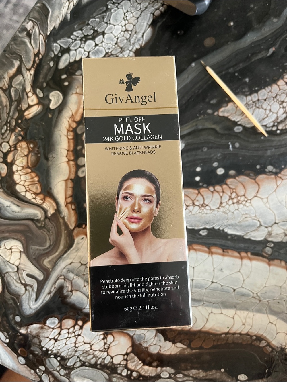 Giv Angel 24K Gold Collagen Peel-Off Mask — 2.1 oz
